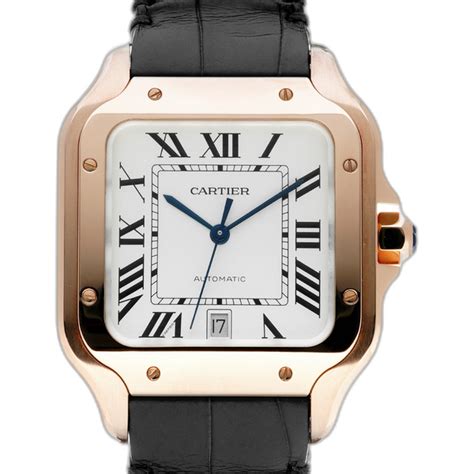 cartier santos dark|cartier santos size chart.